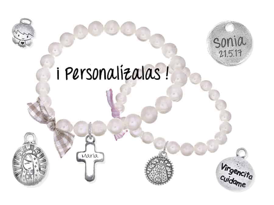 Lucro germen Iniciativa Pulseras perlas detalles de comunión - Cuchicuchi Regalos personalizados y  joyas