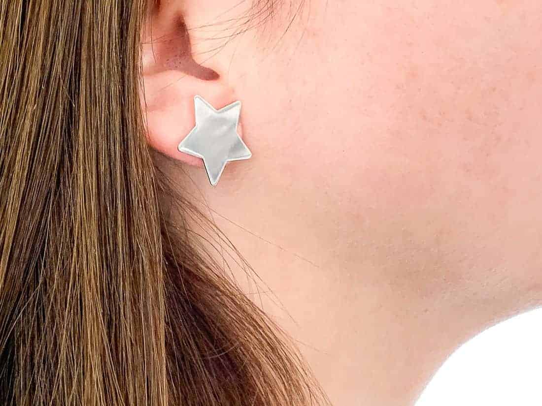 Pendiente estrella XL - Regalos personalizados y joyas